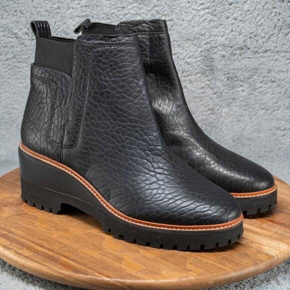 Vince Camuto Dendra Wedge Bootie Women's Size 11 M Black - Picture 1 of 7